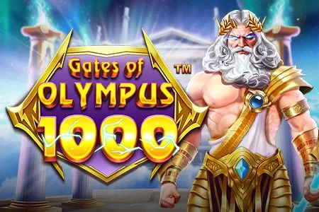 Gates of Olympus 10000 slot game featuring the Greek gods and mythological symbols