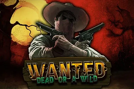 Wanted Dead or Wild slot game featuring a wild west bounty hunter and a wanted poster